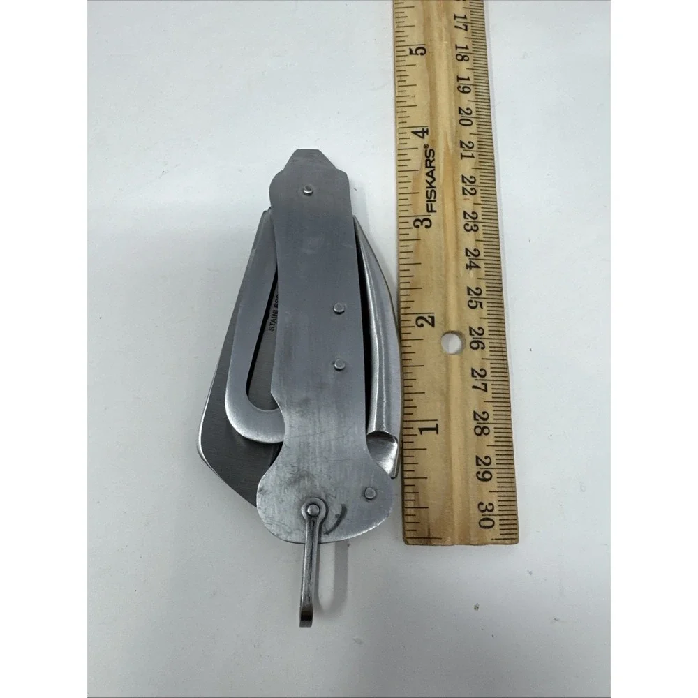 Stainless steel rigging‎ knife, 3 elements, 3.5
